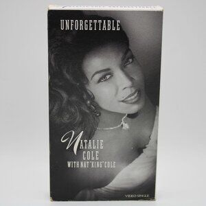 Natalie Cole Nat King Cole Unforgettable VHS Video Single Elektra 40135-3